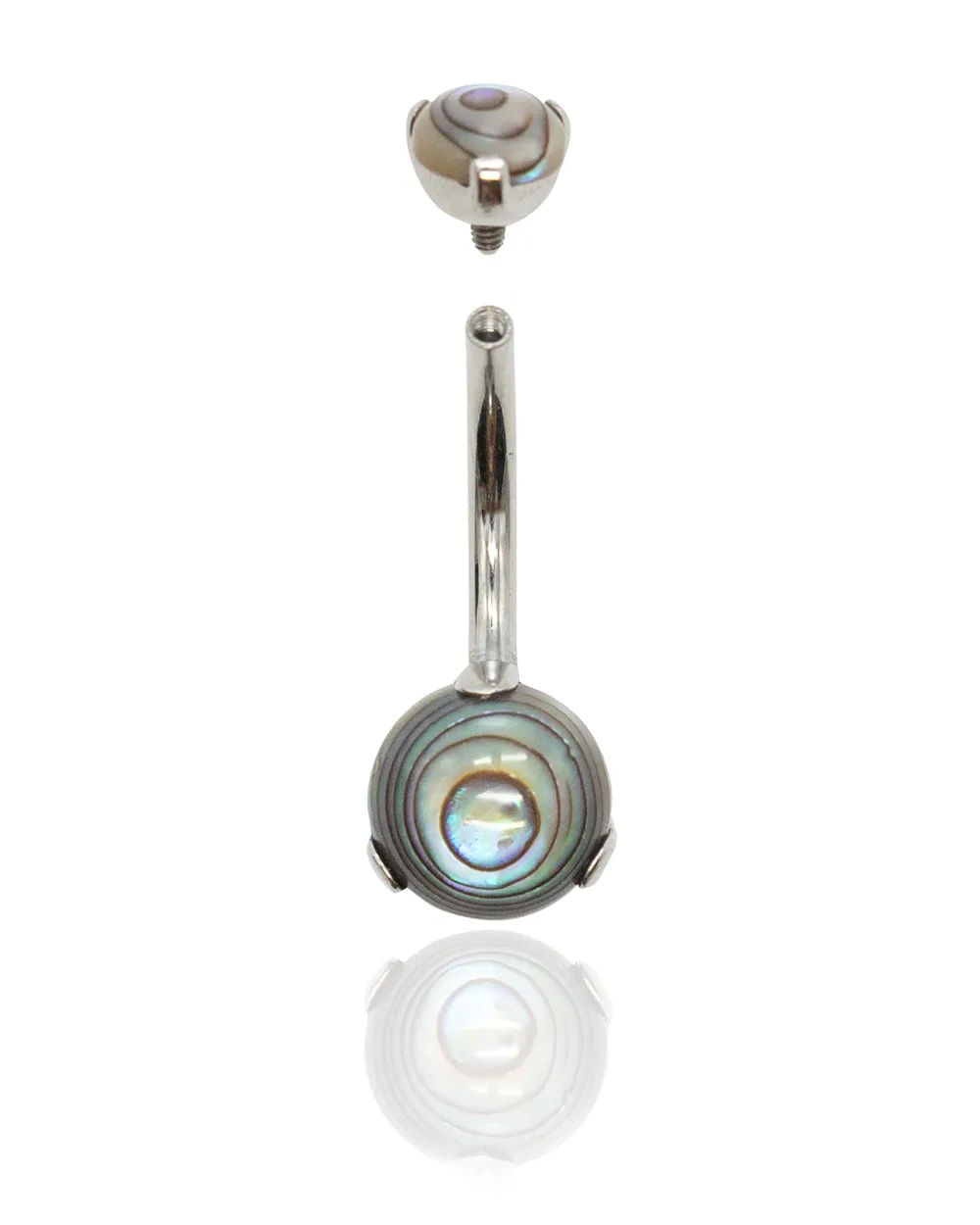 Abalone Shell Navel Bar