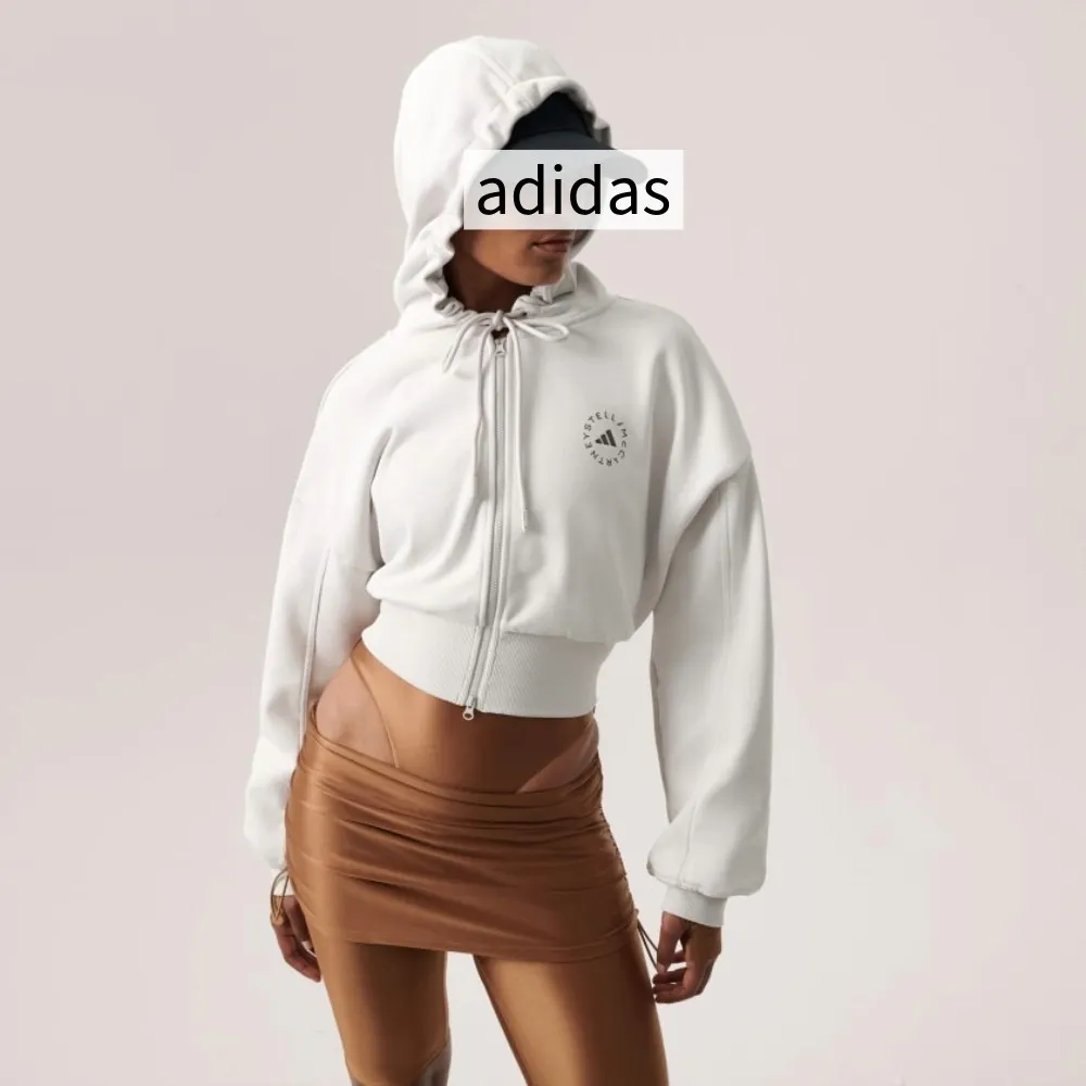 adidas by Stella McCartney  |Street Style Long Sleeves Plain Cotton Logo Loungewear