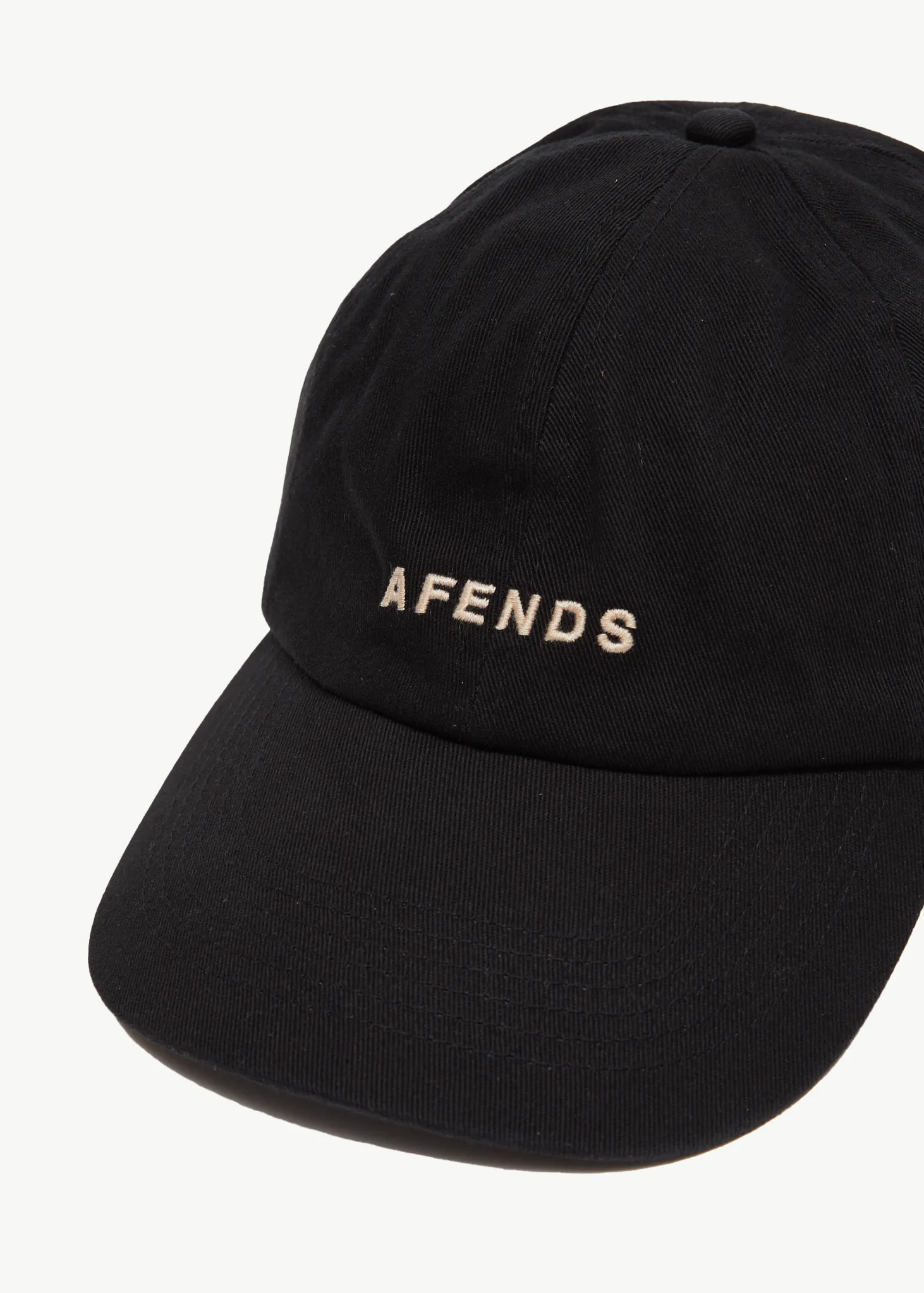 AFENDS Womens Daylight - Panelled Cap - Stone Black