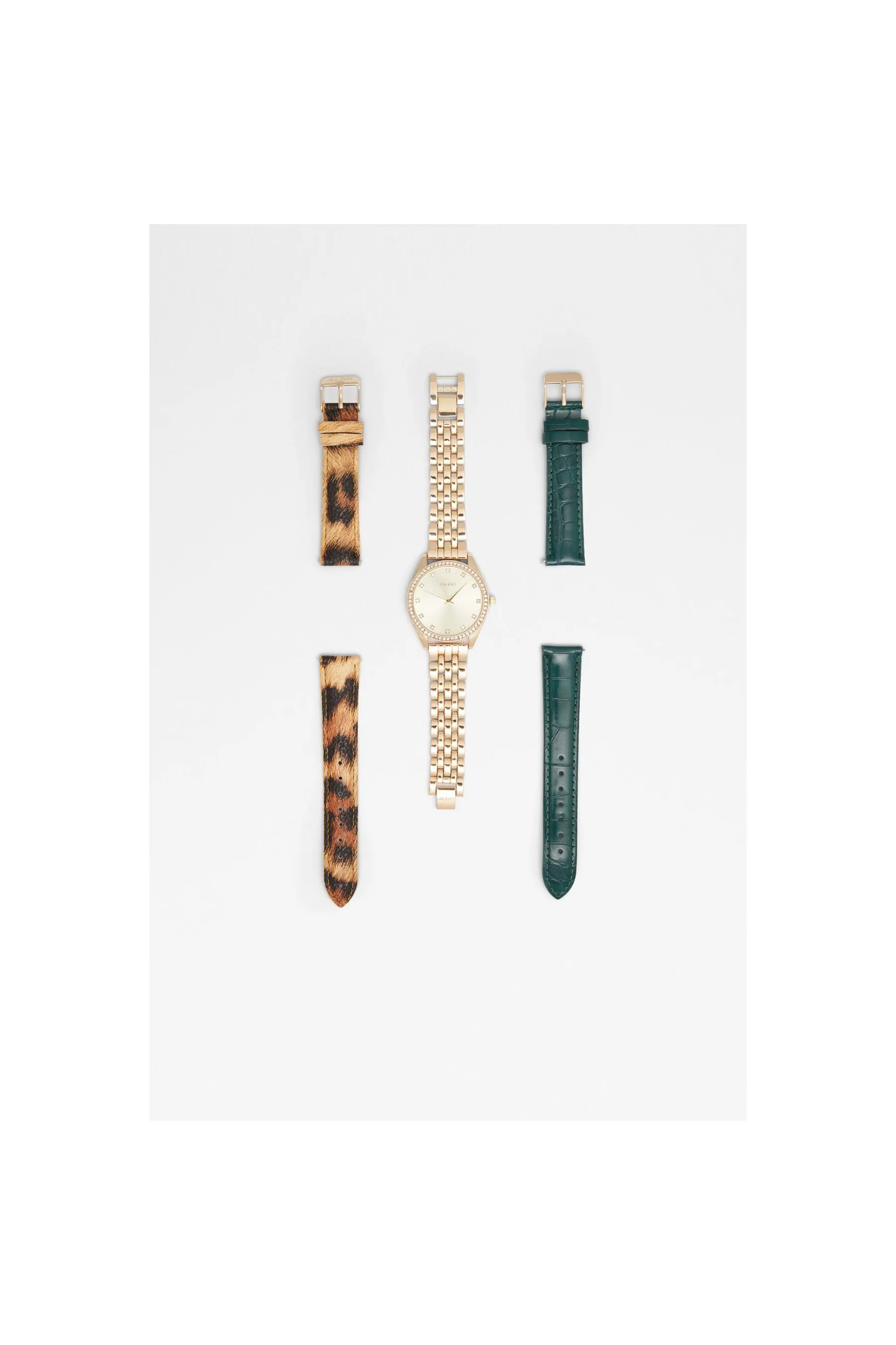 ALDO Eaglet Dark Green Women Watches|akgalleria.com