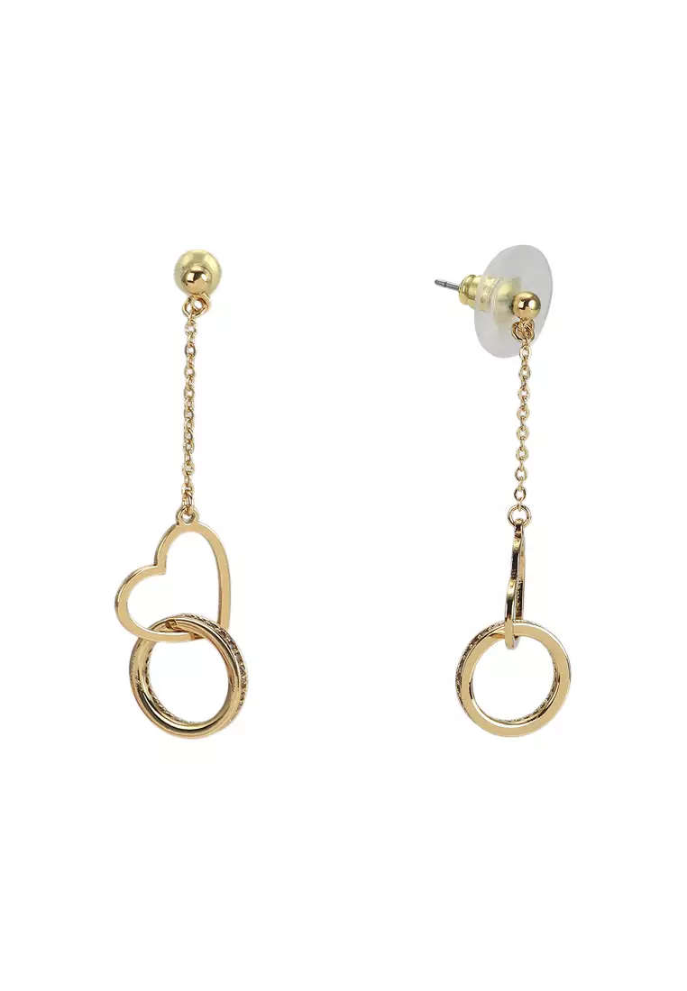 ALDO Lovecharm Interlocked Heart Earrings