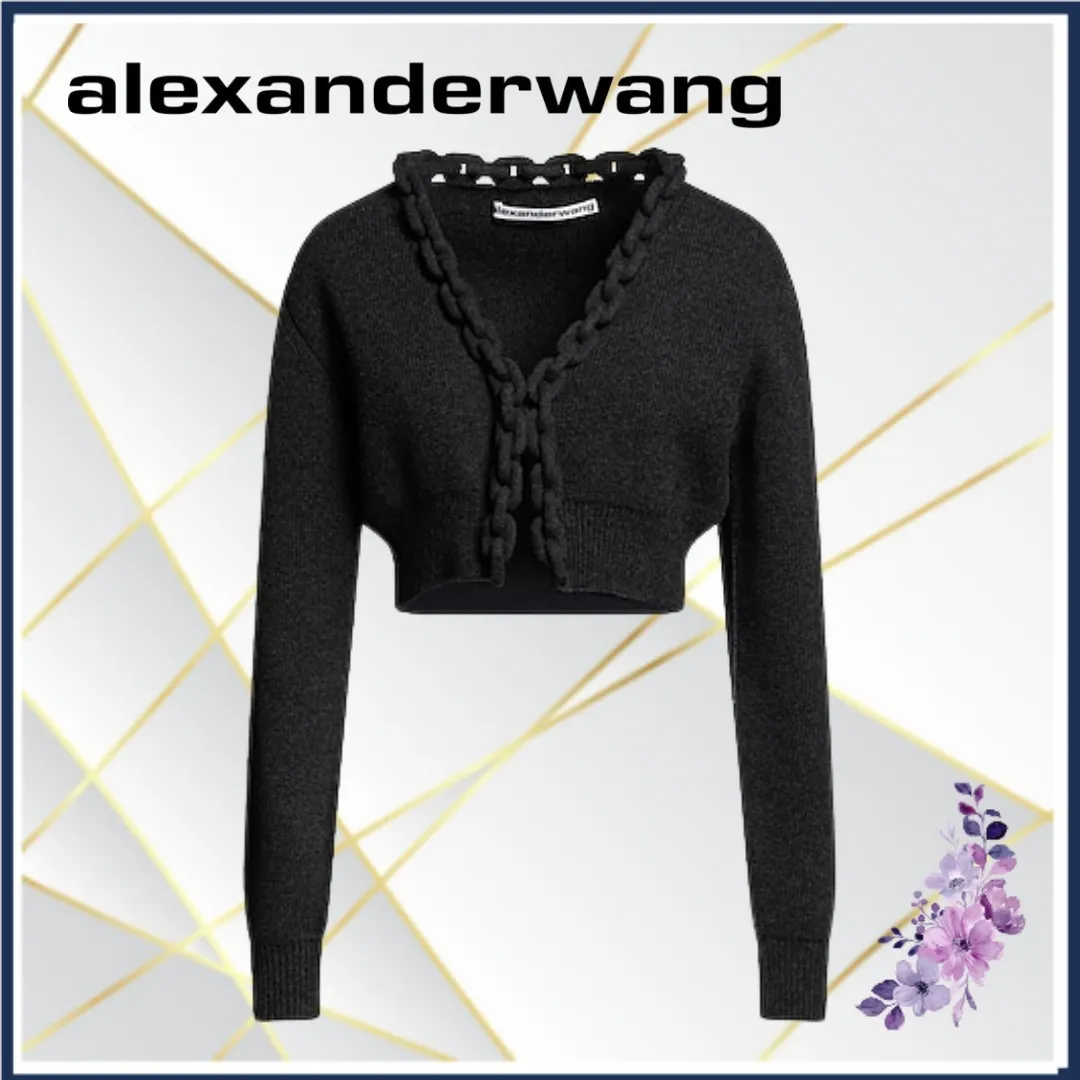 Alexander Wang  |Long Sleeves Plain Party Style Office Style Elegant Style