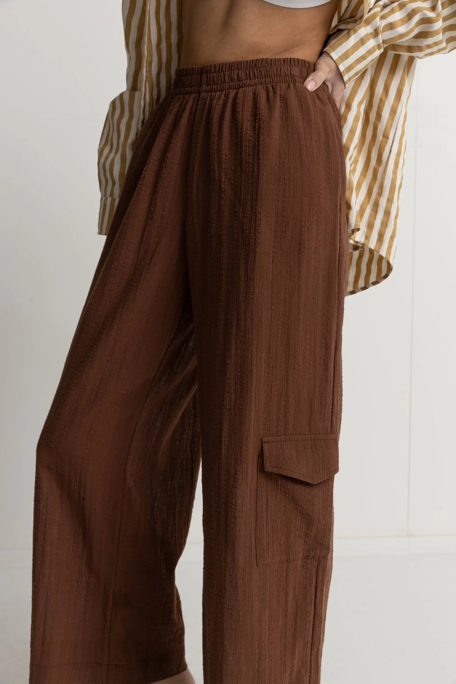 Amalfi Cargo Pant Chocolate