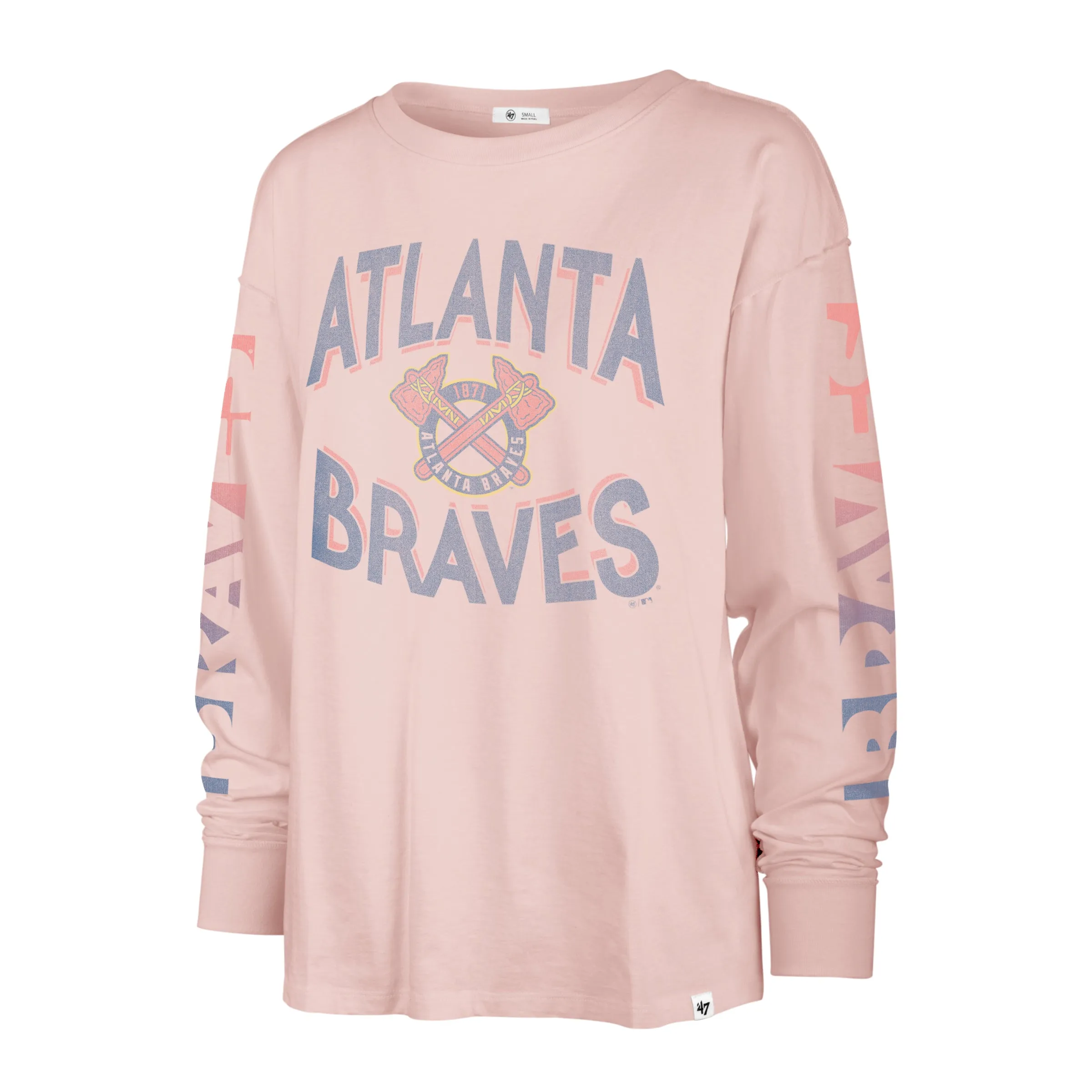 ATLANTA BRAVES CLOUD NINE '47 SOA LONG SLEEVE TEE WOMENS