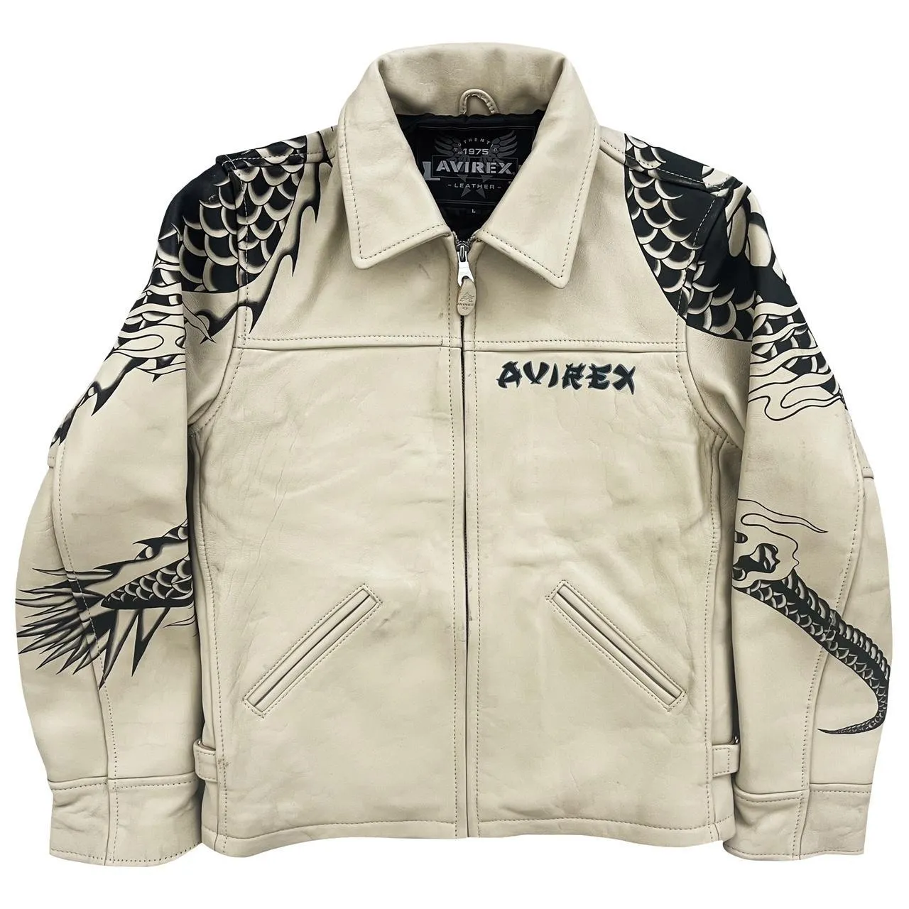 Avirex Leather Biker Jacket