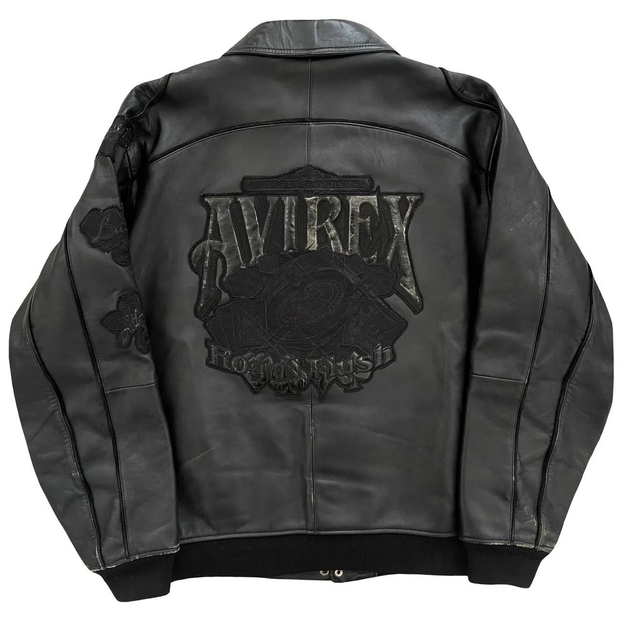 Avirex Leather Varsity Jacket