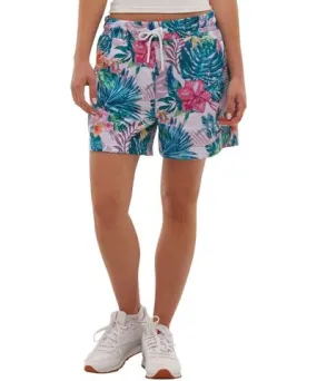 Bench Dna Women's Midmoor French Terry Printed Shorts