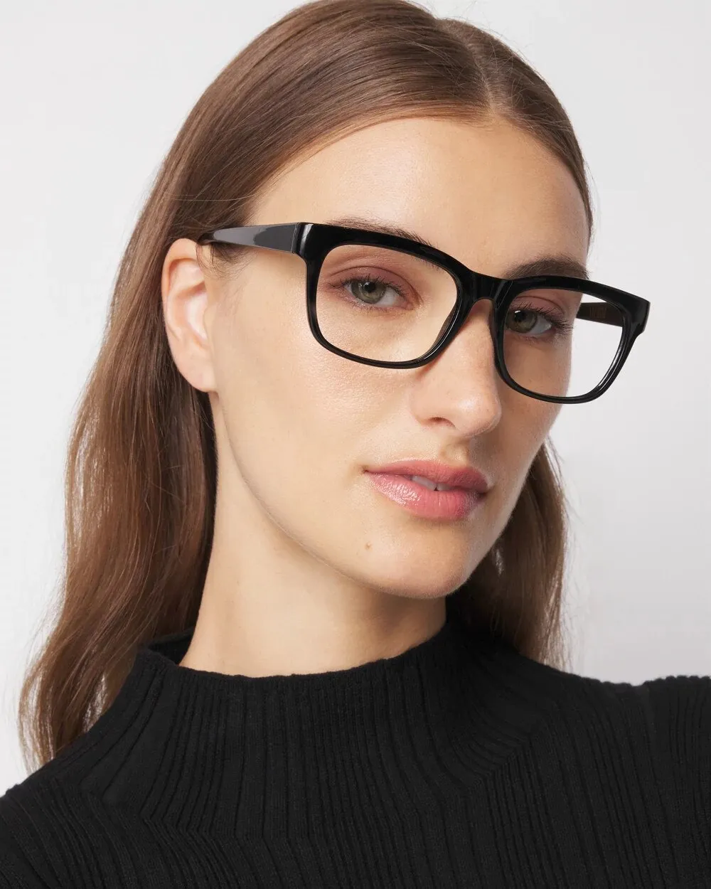 Black Rectangular Reading Glasses