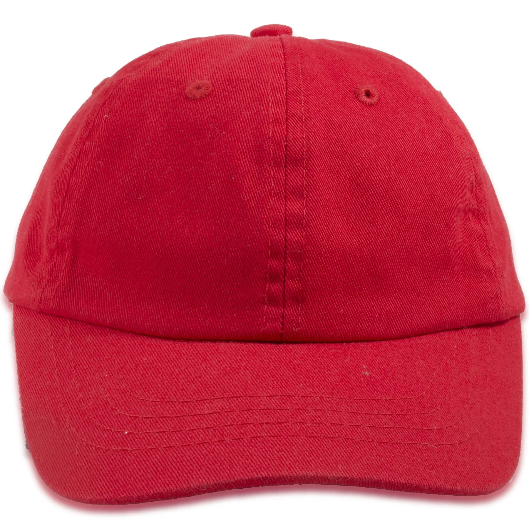 Blank Red Adjustable Kids Baseball Cap