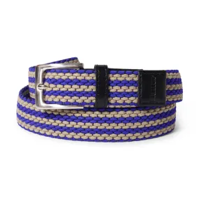 Butter Goods Braided Belt Navy/Cream