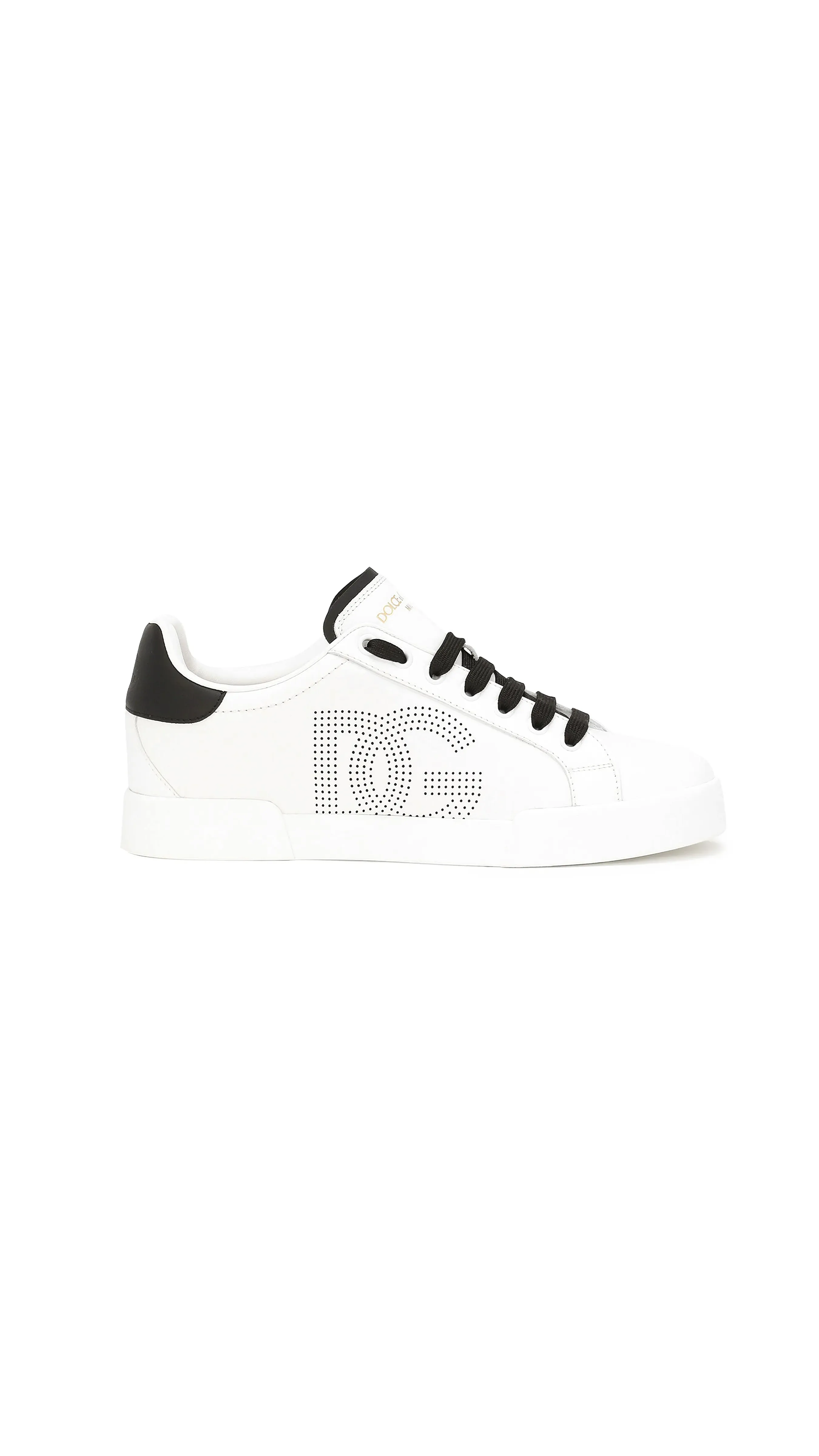 Calfskin Portofino Sneakers - White/Black