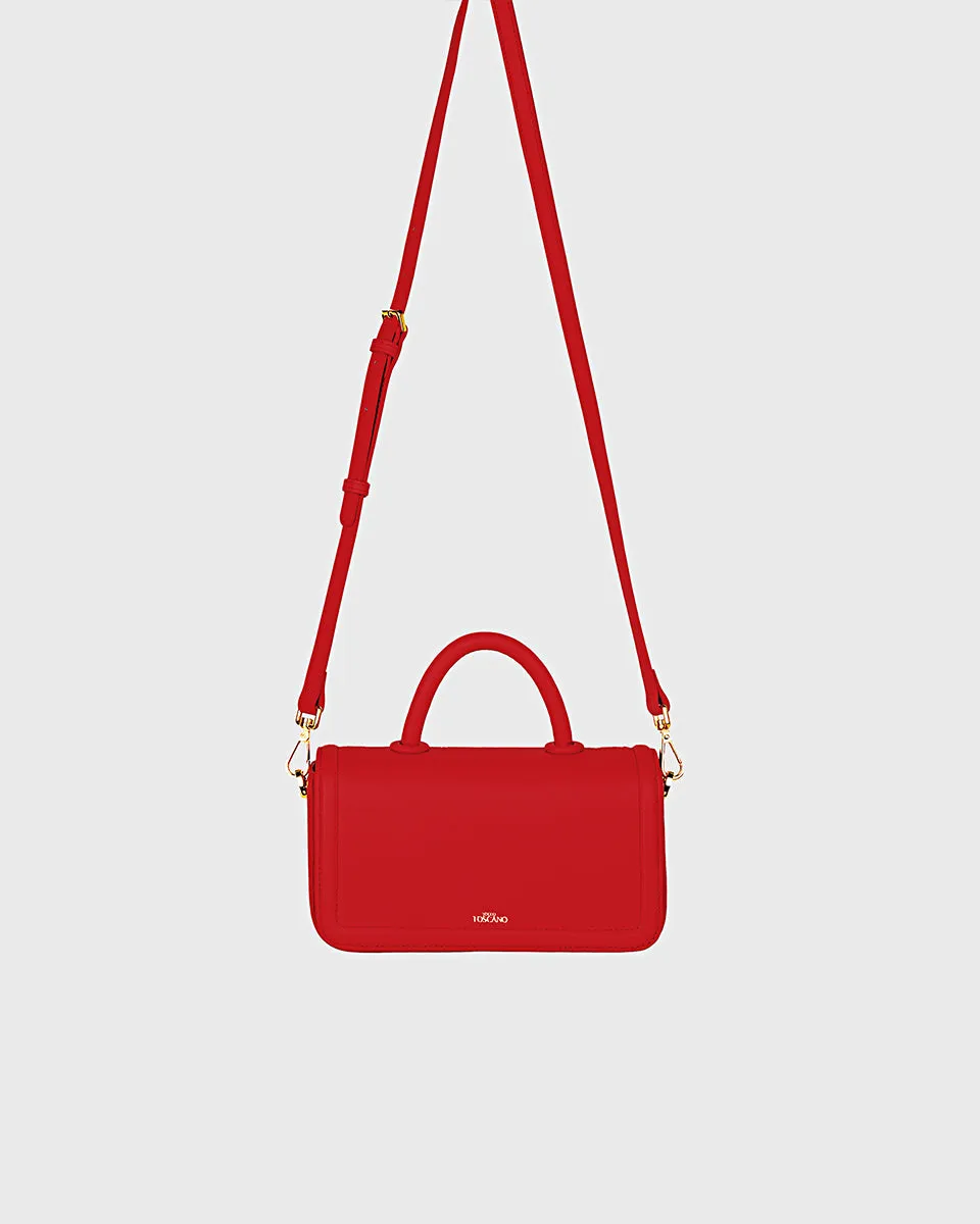 Cleo 15mm Adjustable Bag Strap (Scarlet)