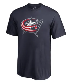 COLUMBUS BLUE JACKETS FANATICS MEN'S PRIMARY LOGO T SHIRT