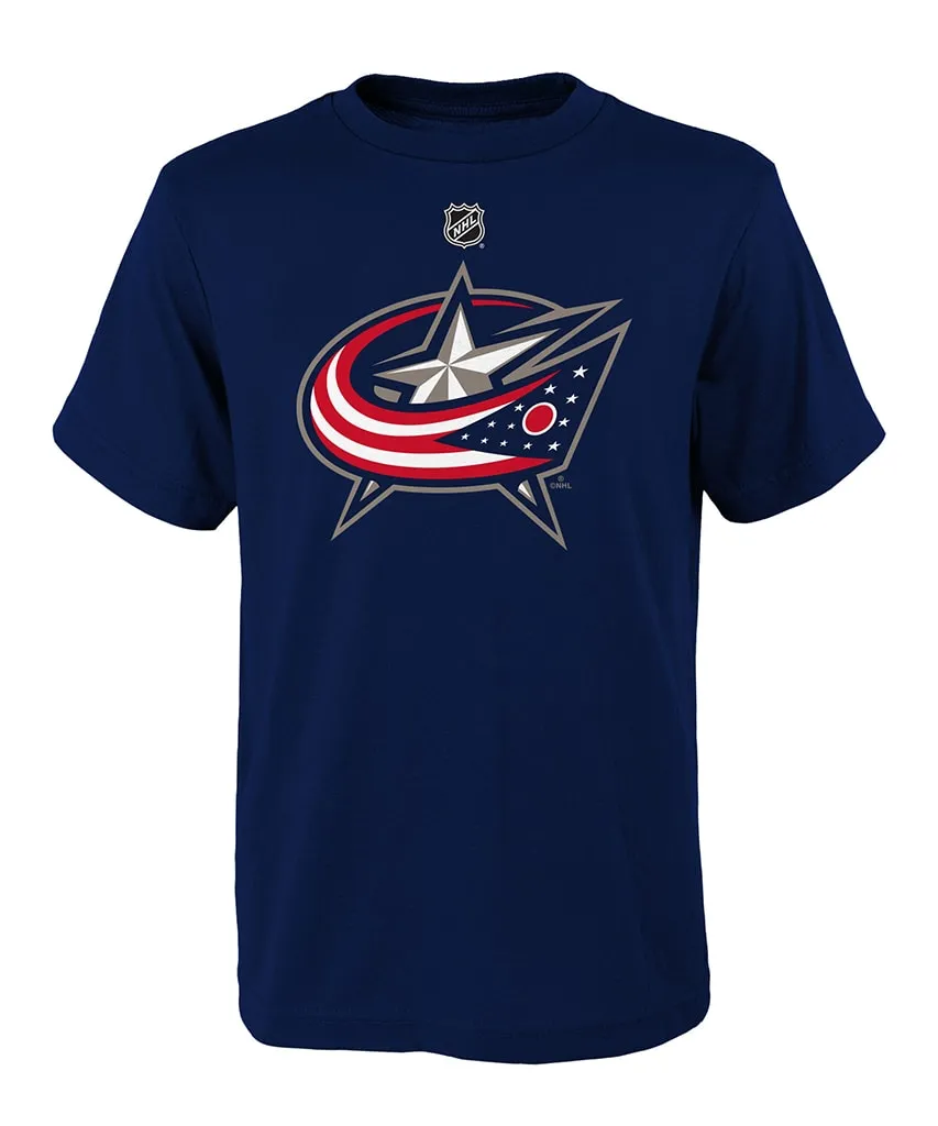 COLUMBUS BLUE JACKETS KID'S PRIMARY LOGO T SHIRT