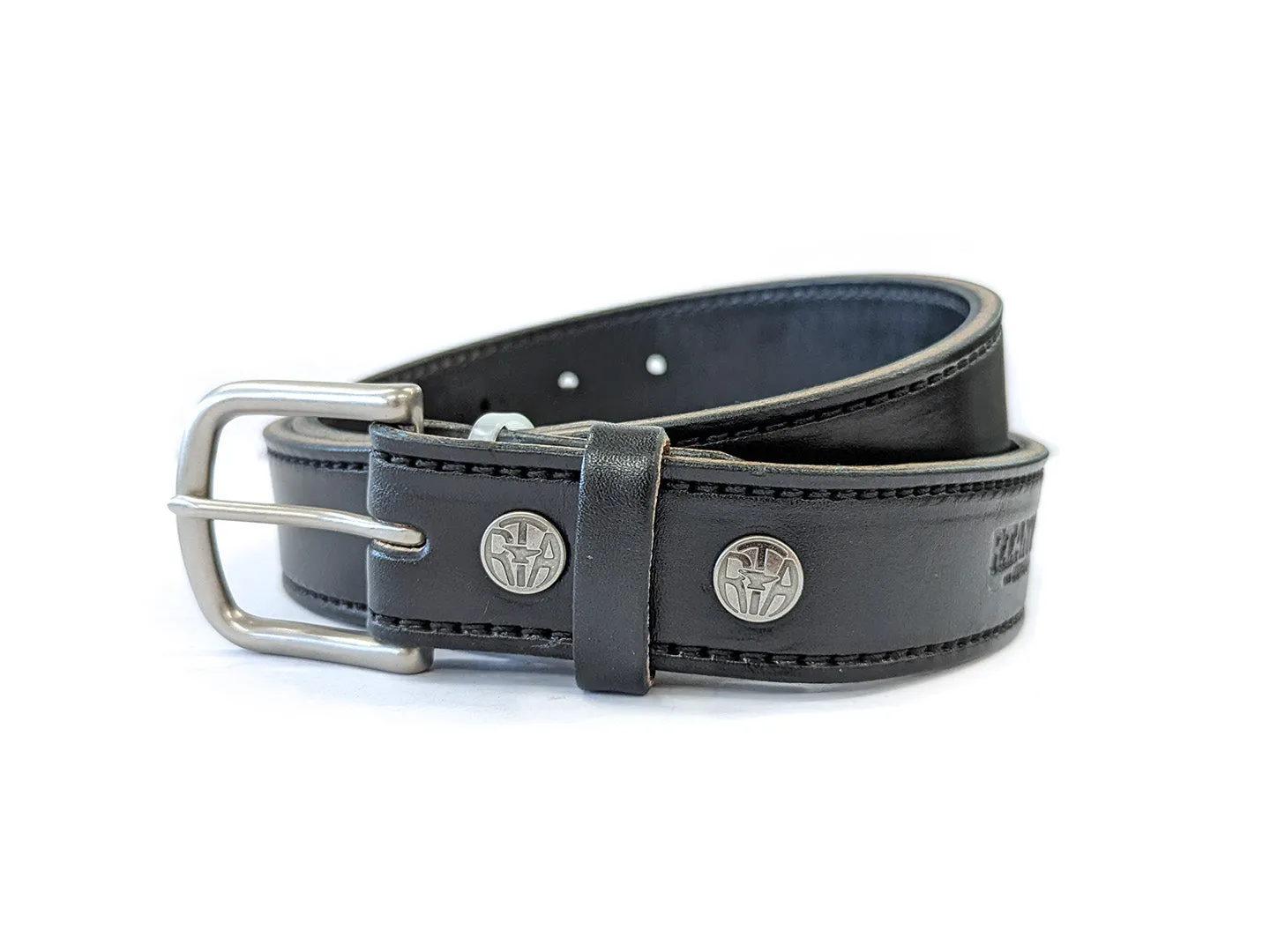 Custom Leather Belt - 2 Ply Stitched Gun Belt