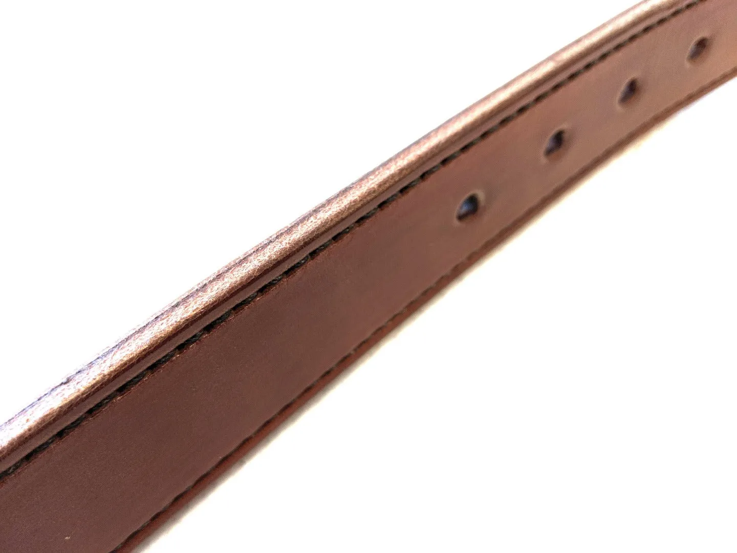 Custom Leather Belt - 2 Ply Stitched Gun Belt