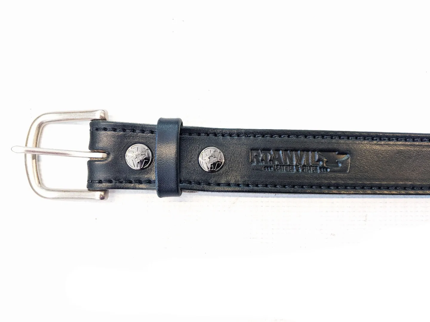 Custom Leather Belt - 2 Ply Stitched Gun Belt