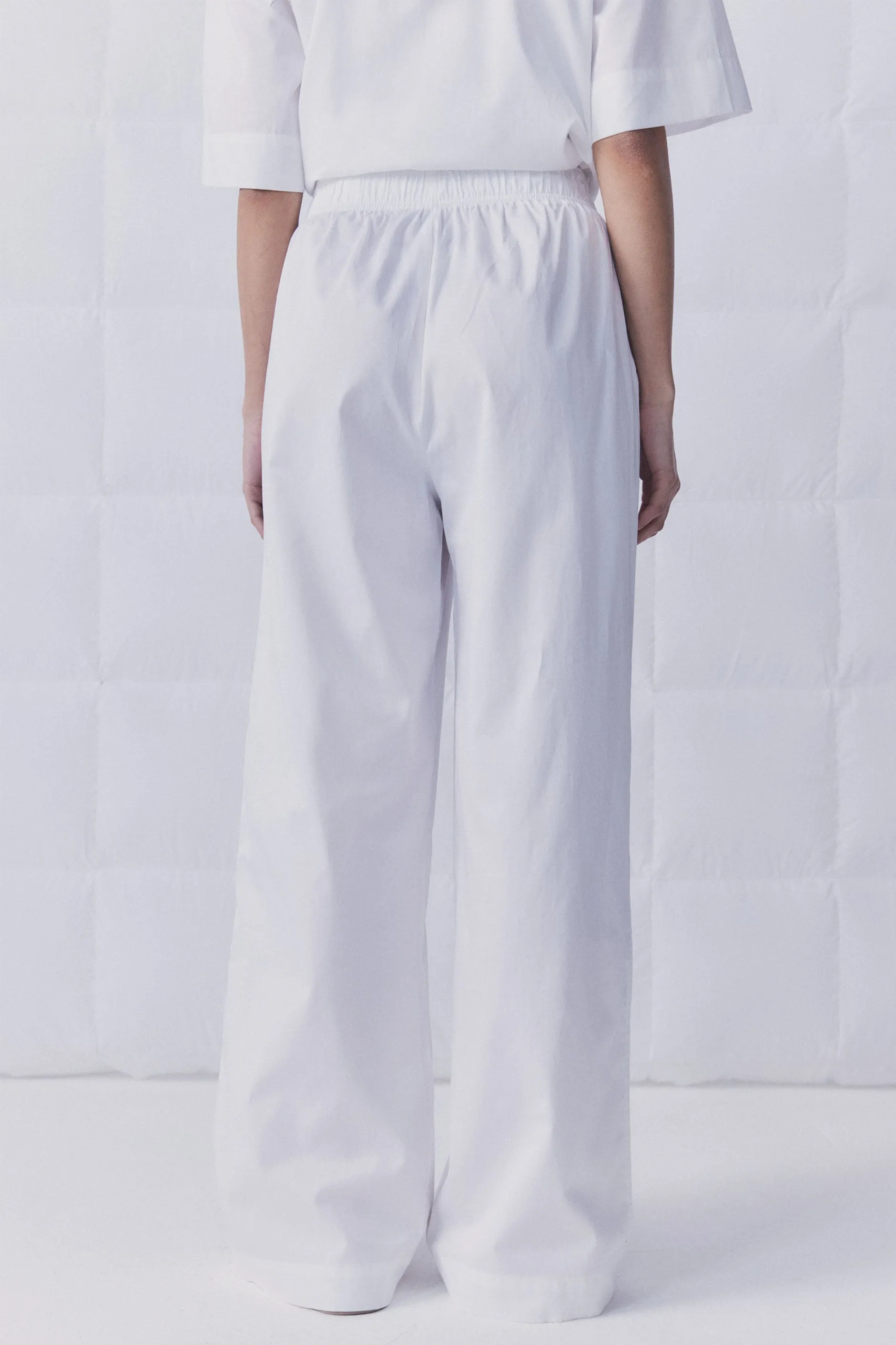 D-Luxe Poplin Wide Leg Pant