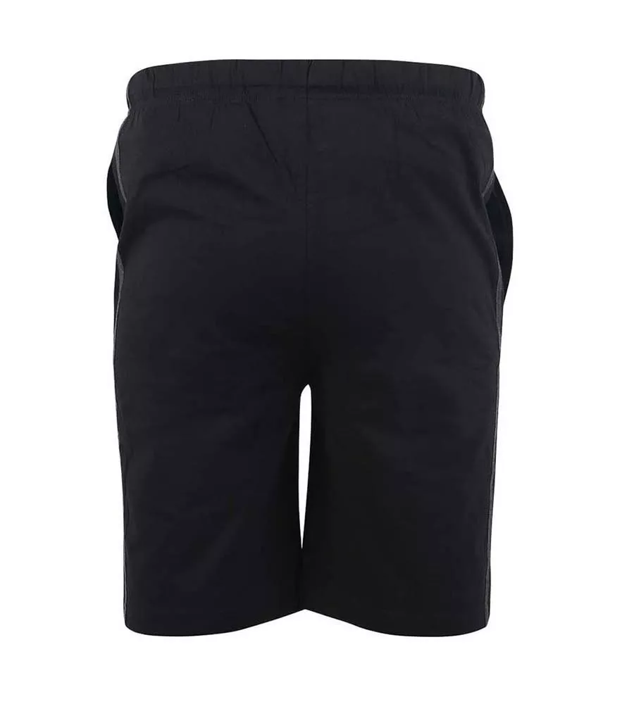 D555 Big Mens Jersey Shorts With Elasticated Waist - 2 Pack (RYAN)