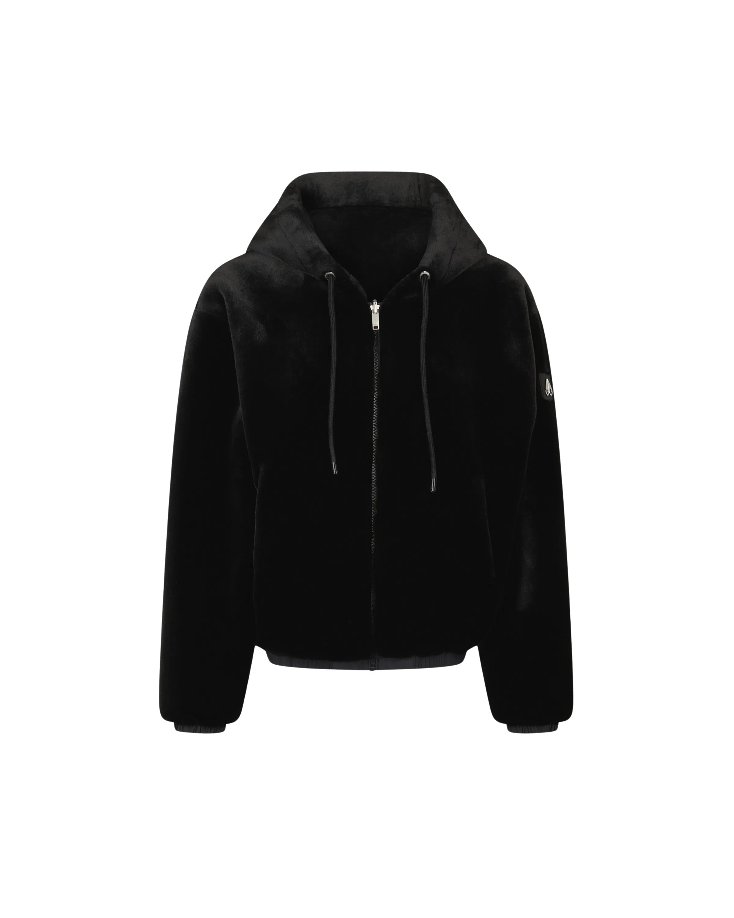 Eaton Reversible Bunny Jacket Black/Black