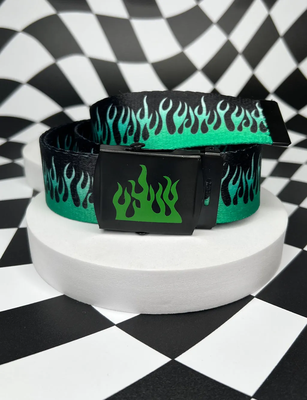 GET LIT BELT - FOREST GREEN