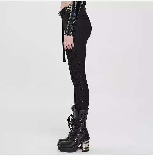 Gothic Women's Zipper Leggings