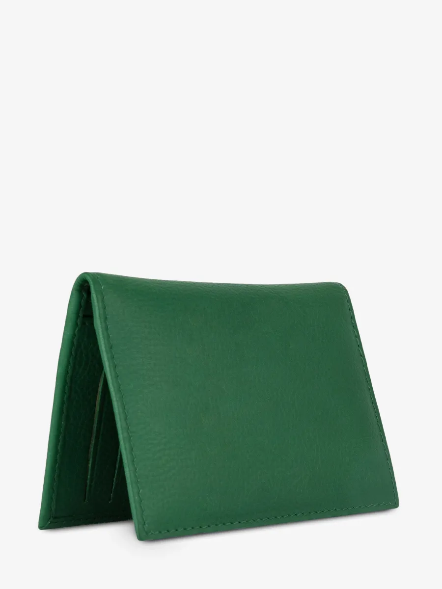 Green Leather Wallet for Men - LePortefeuille Aldo Le Mans Classic | PAUL MARIUS