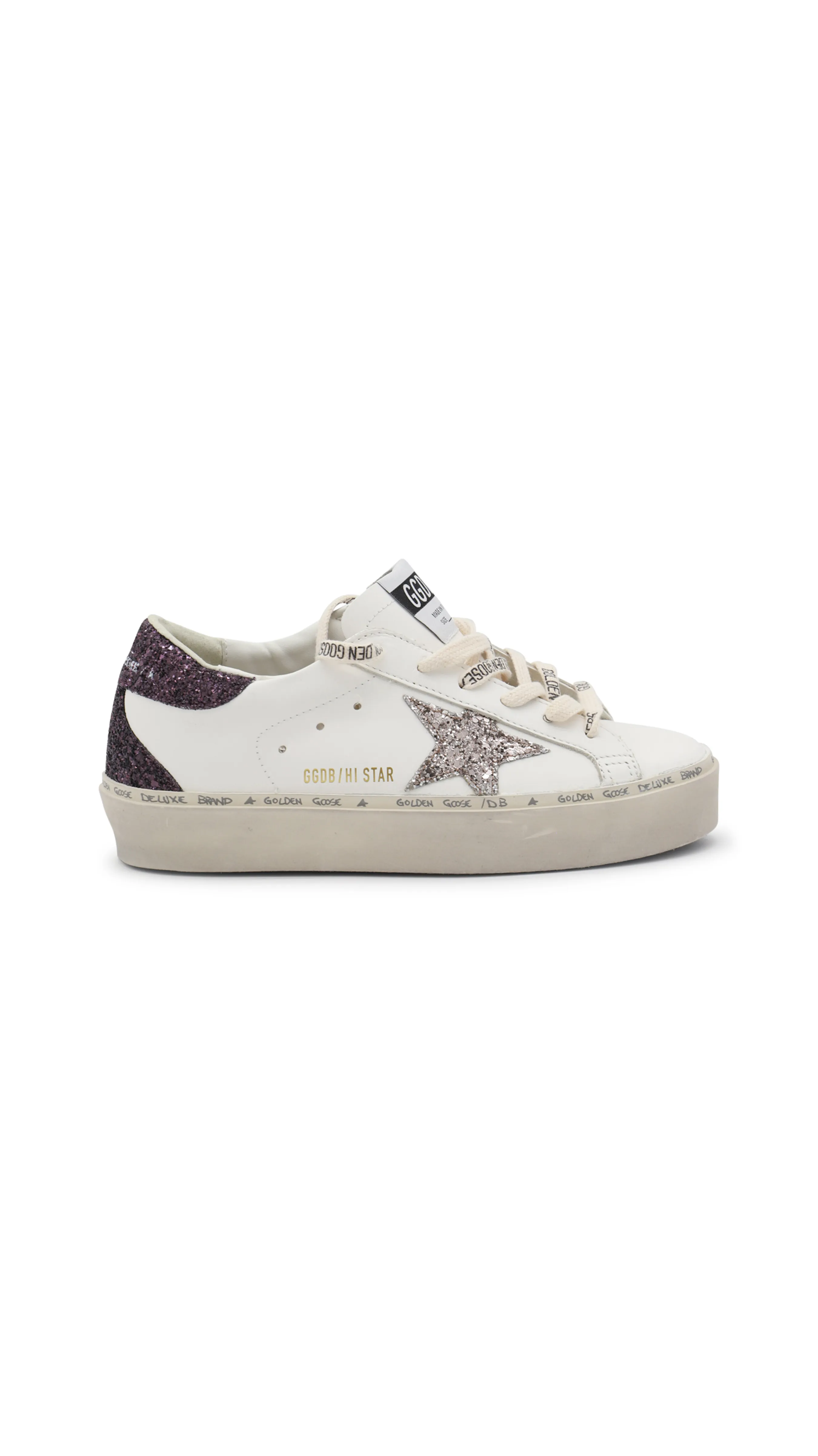 Hi Star Sneakers - White/Purple