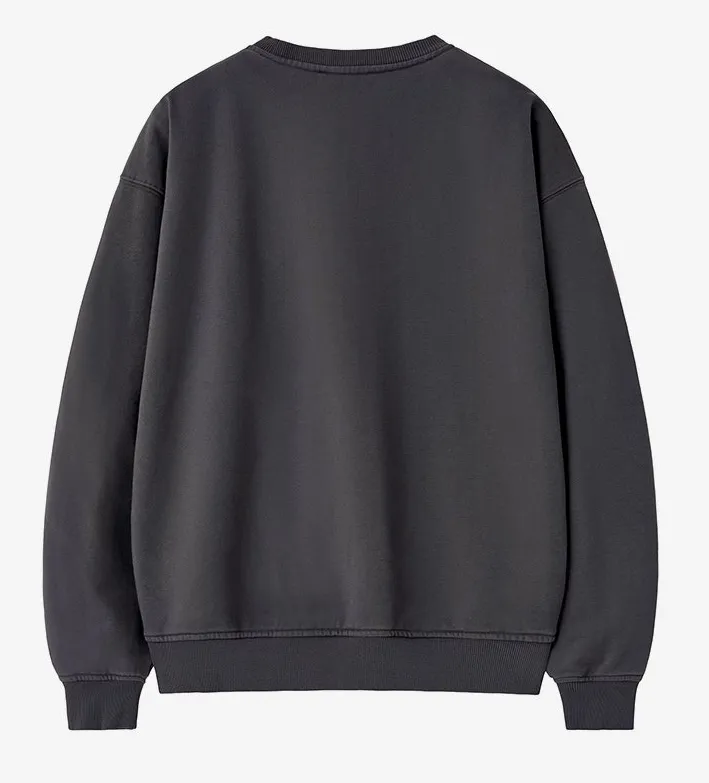 IN SILENCE  |Street Style Long Sleeves Plain Sweatshirts