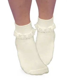 Ivory Simplicity Lace Sock