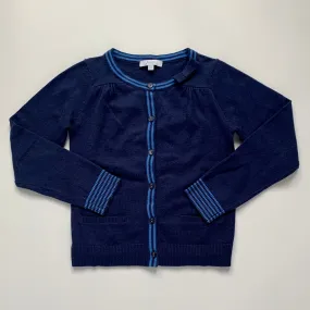 Jacadi Navy Cardigan With Bow: 6 Years