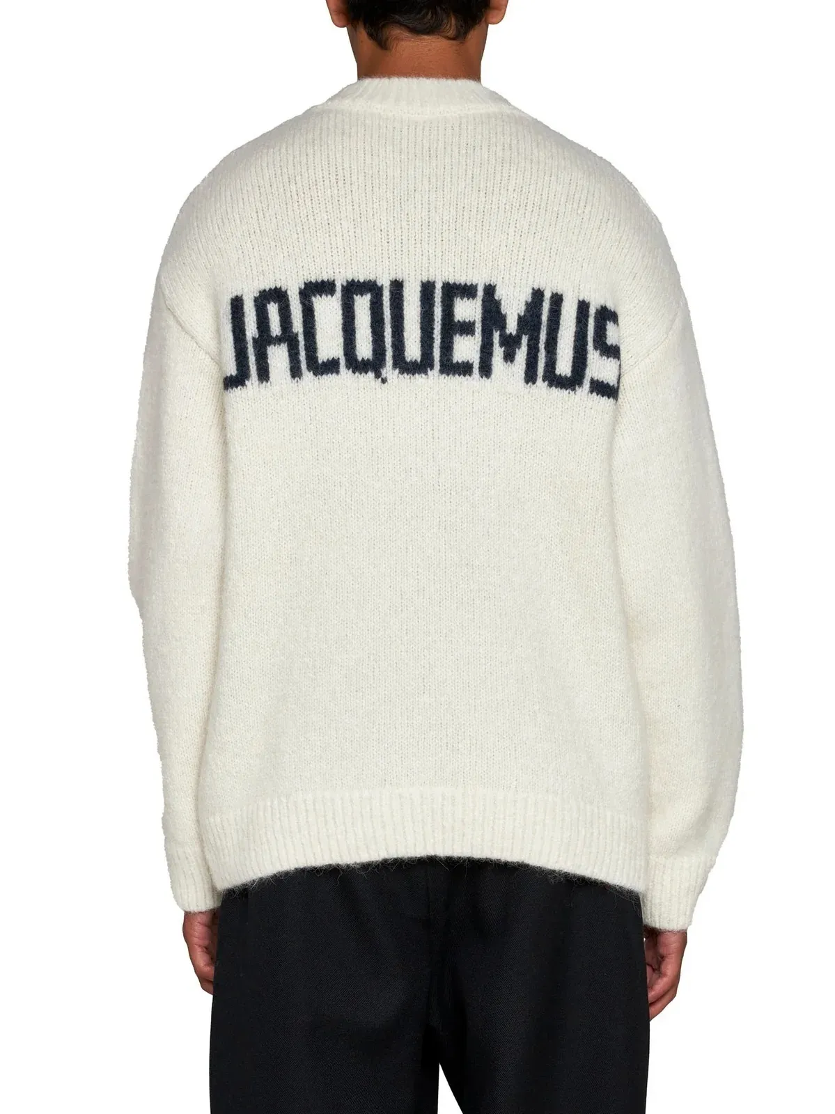 JACQUEMUS  |Crew Neck Blended Fabrics Long Sleeves Plain Logo