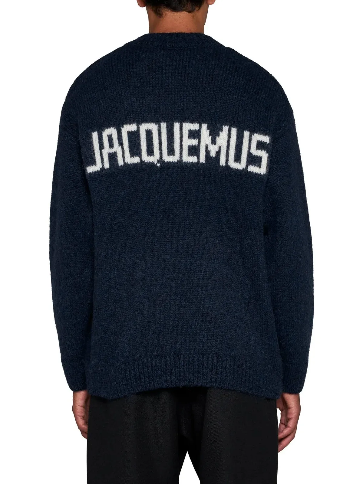 JACQUEMUS  |Crew Neck Blended Fabrics Long Sleeves Plain Logo