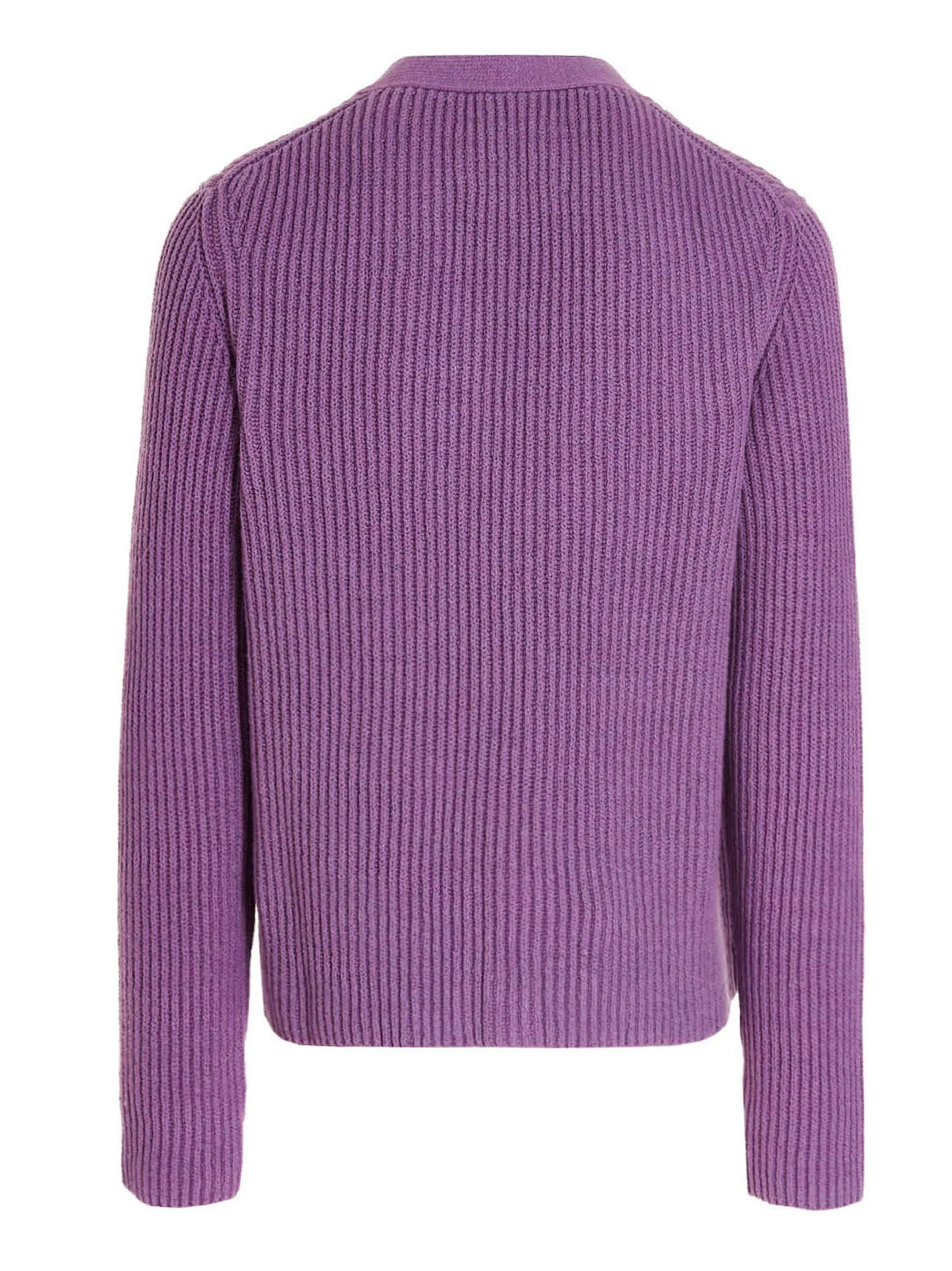 Jil Sander V-Neck Rib-Knitted Cardigan