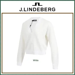 J.LINDEBERG  |Street Style Long Sleeves Plain Logo Cardigans