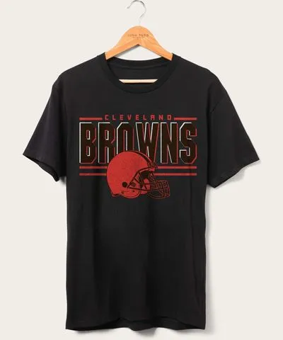 Junk Food NFL Browns Slogan Fan Tee