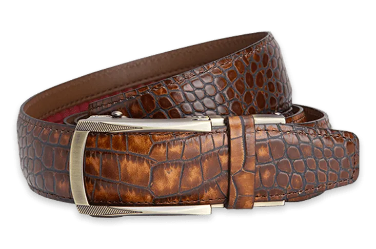 Kayiman Brown, 35mm Strap, Luxury Belt