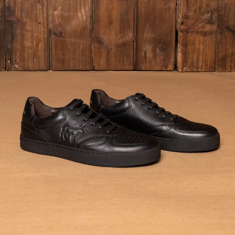 Kingsley Heath S Court Sneaker Black/Black