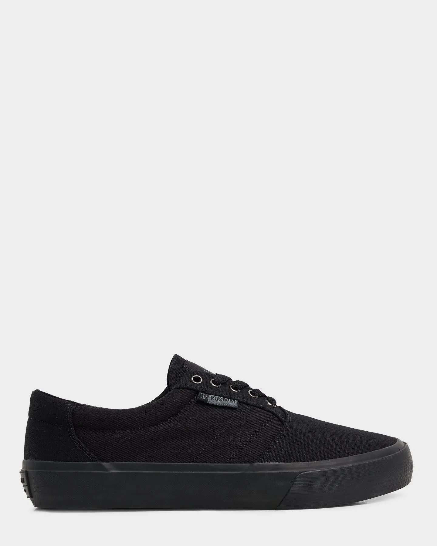 Kustom Central Wide Sneaker - Black Black | SurfStitch