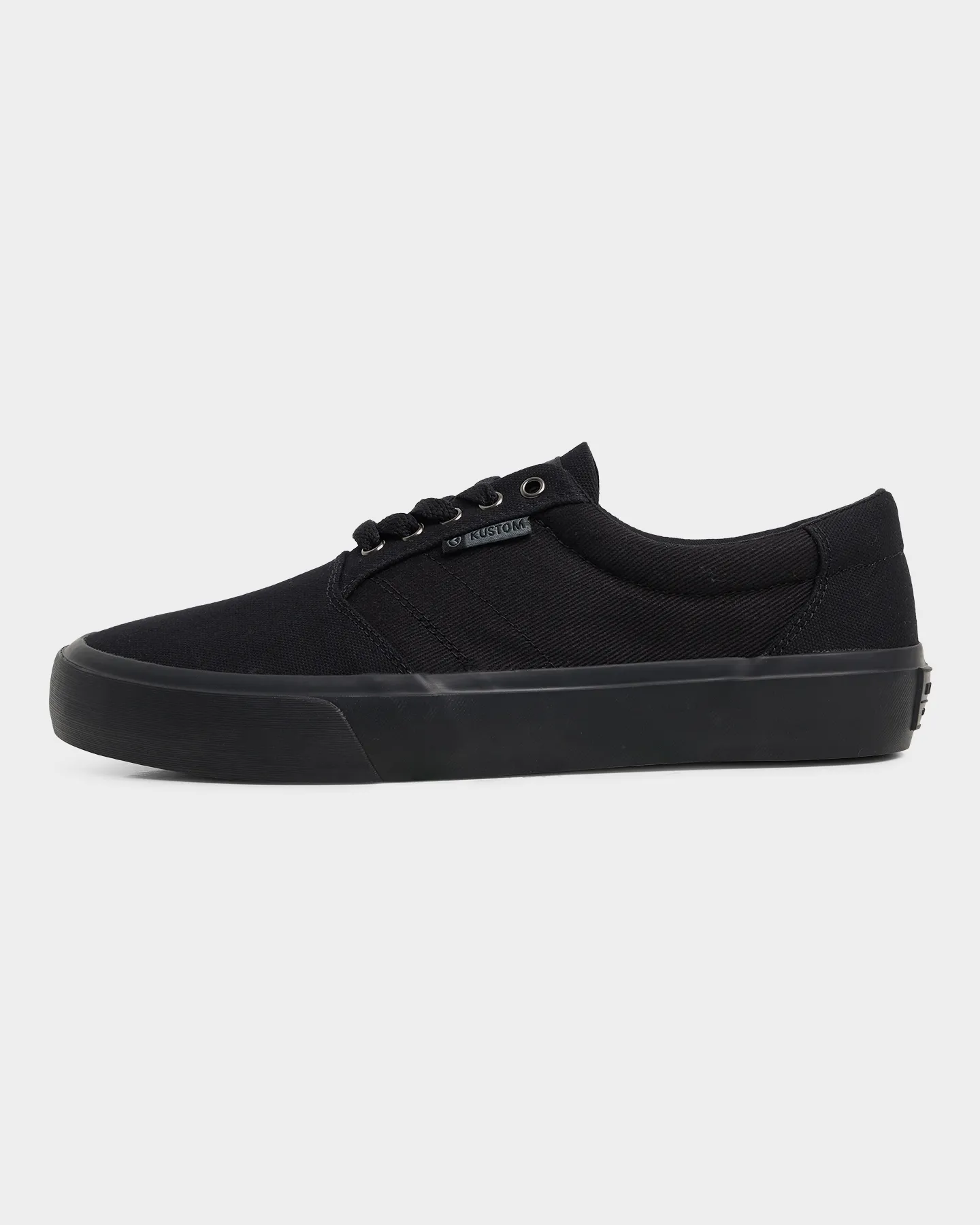 Kustom Central Wide Sneaker - Black Black | SurfStitch