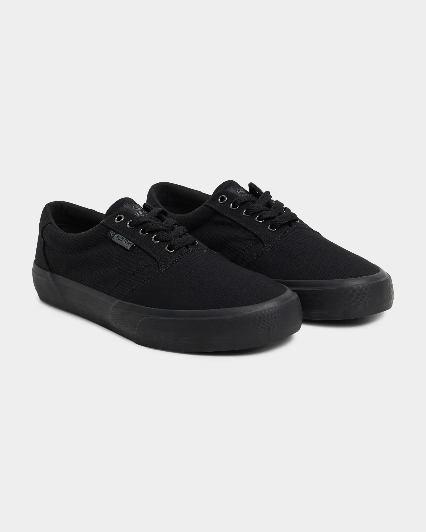 Kustom Central Wide Sneaker - Black Black | SurfStitch