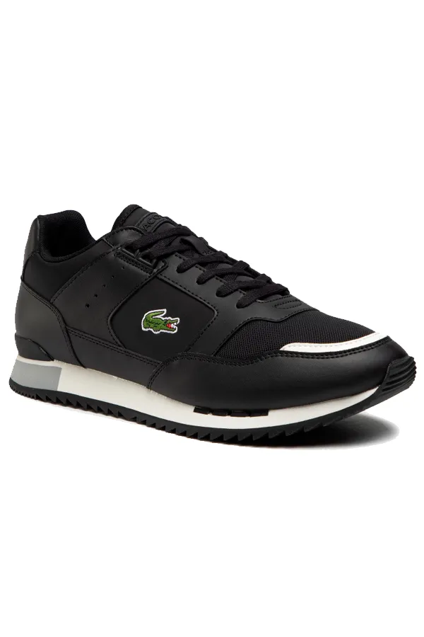 Lacoste Leather Trainers Black