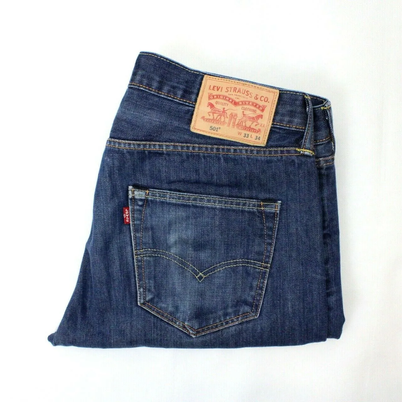 LEVIS 501 Jeans Dark Blue | W33 L34