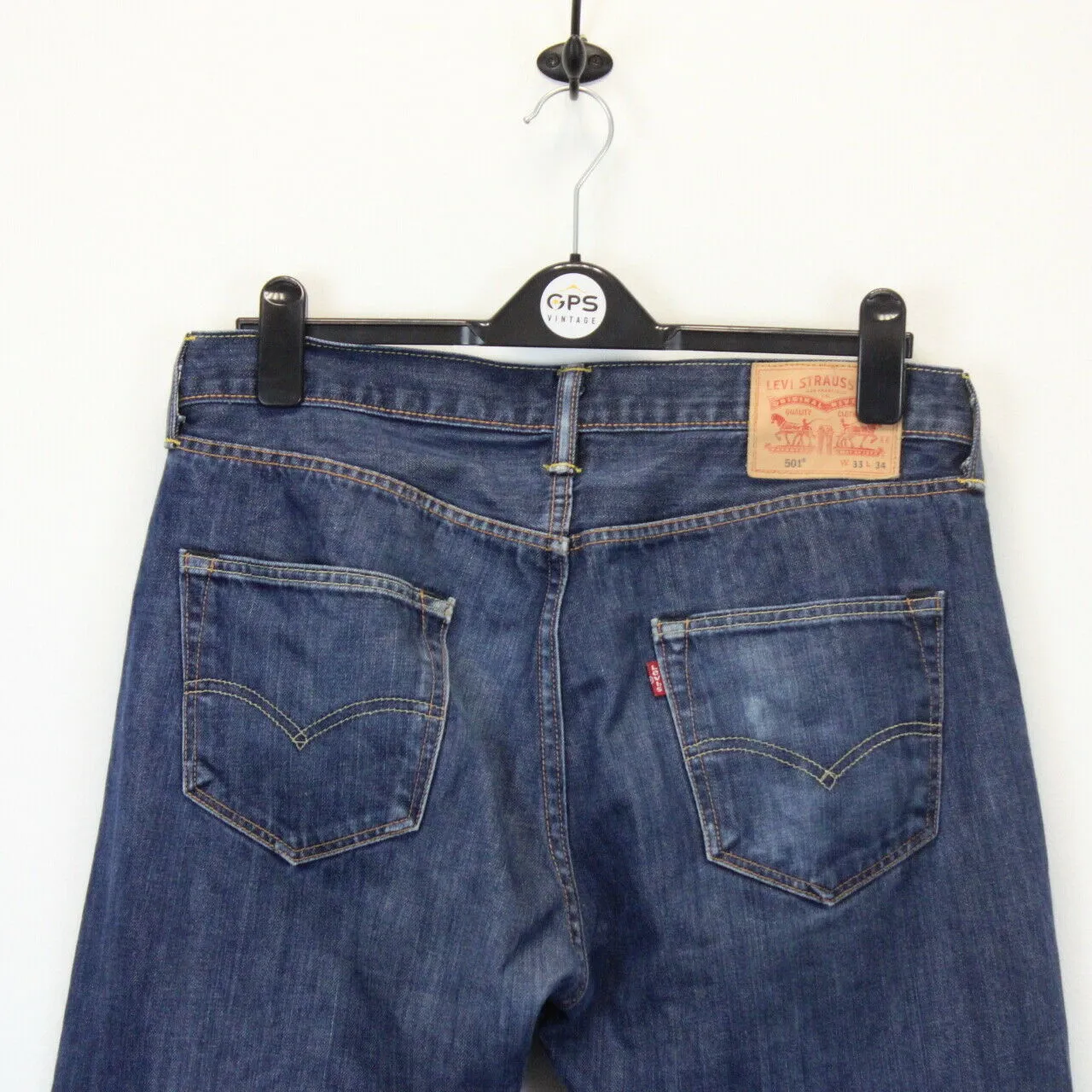 LEVIS 501 Jeans Dark Blue | W33 L34