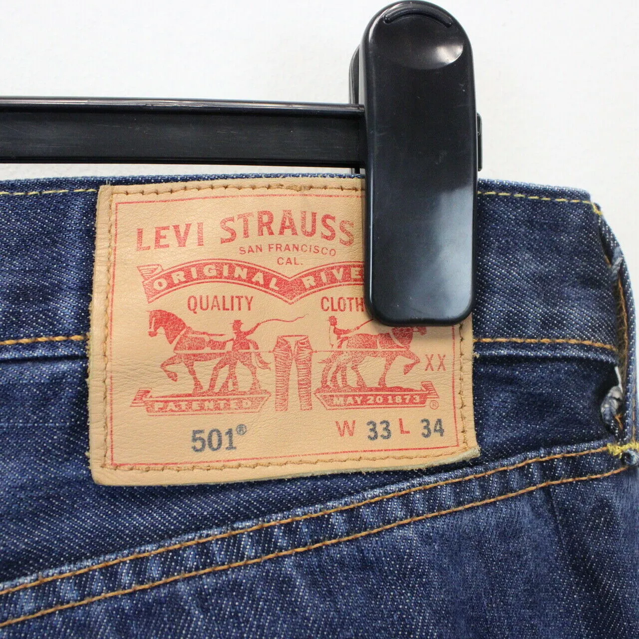 LEVIS 501 Jeans Dark Blue | W33 L34