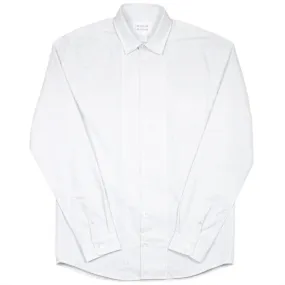 Libertine-Libertine - Passenger Burn Shirt - White with Black Dots