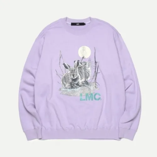 LMC  |Unisex Street Style Long Sleeves Logo Sweatshirts