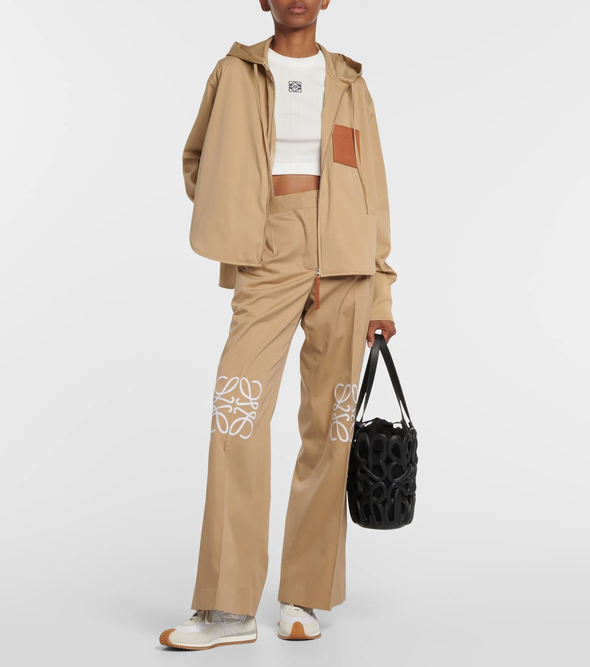 LOEWE  |Monogram Unisex Wool Blended Fabrics Street Style