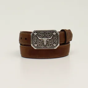 Longhorn Buckle Boys Belt