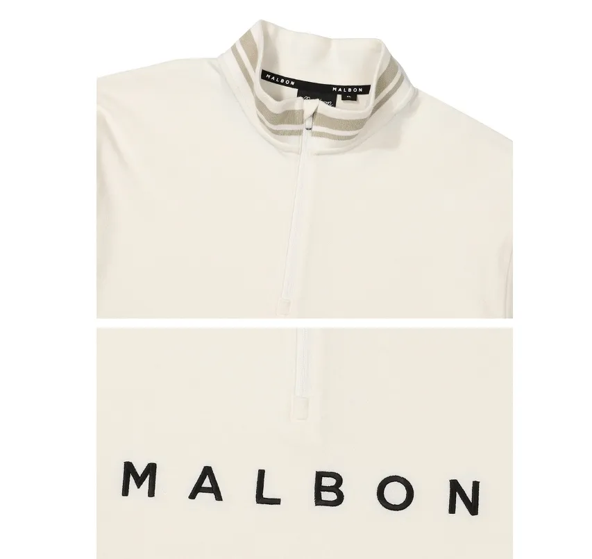 Malbon Golf  |Street Style Long Sleeves Plain Logo Sweatshirts